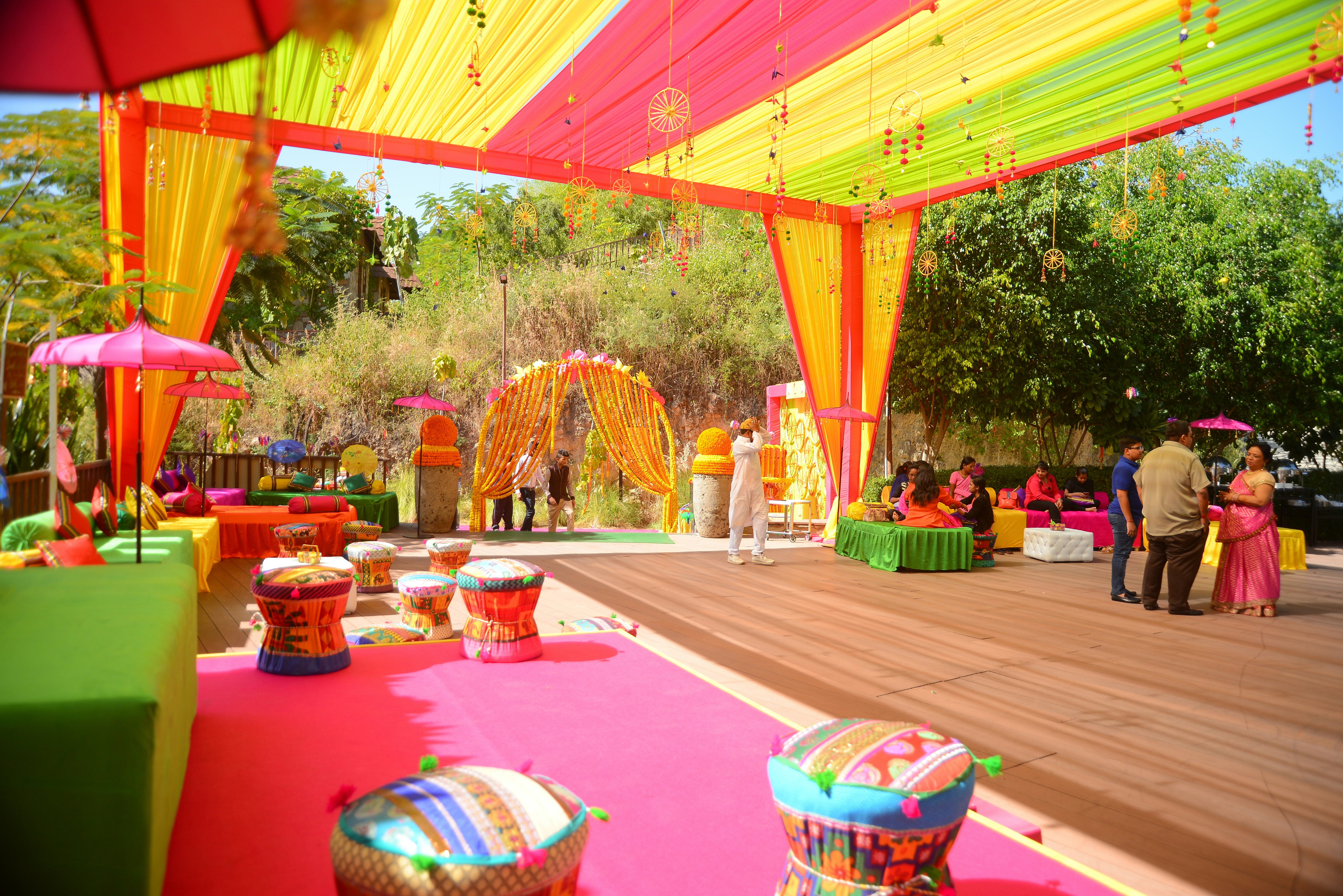 Garden Tent Setup